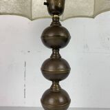 Midcentury Scandinavian brass cocoon mushroom lamp, Borens, Sweden 1960s