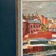 Swedish Oil on Panel“Landscape” by Bertil Lundqvist , Vintage & Framed