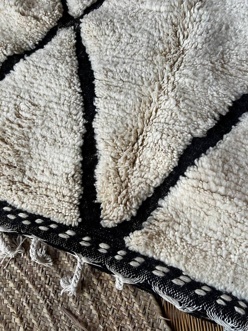 Tapis bérbere décoré 100cm×200cm