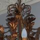 Large mid century gold plated chandelier by Hans Kögl, 1960s