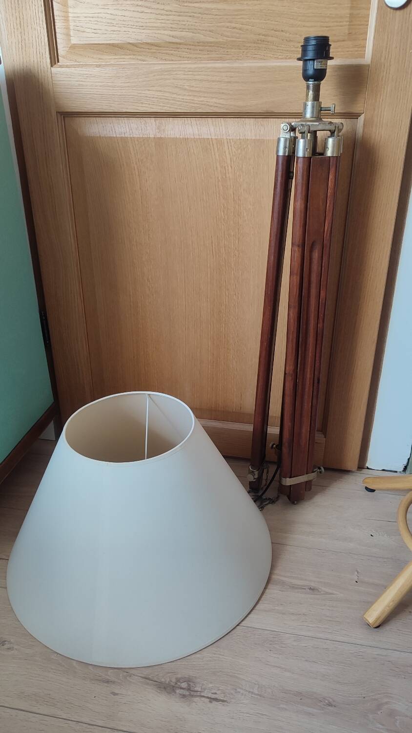 Large tripod floor lamp