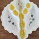 Vintage egg and raw vegetable platter