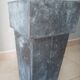 Old zinc vase 70s/80s