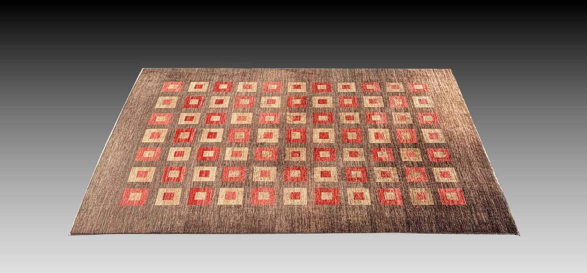 Ziegler Oriental Rug Art Deco: 3.12 X 2.40 Metres - Handmade Wool