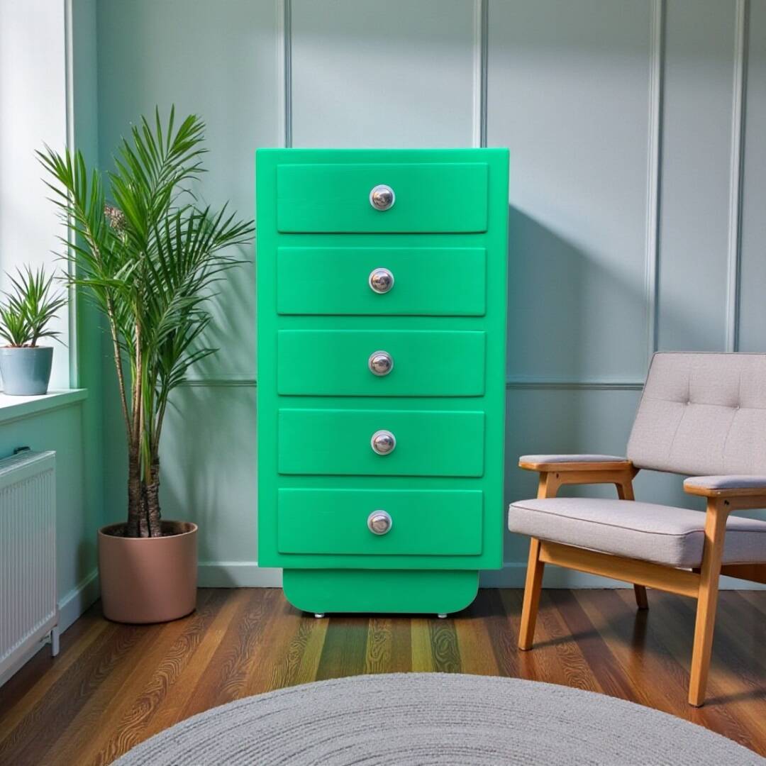 Chiffonnier art déco vert