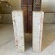 Pair of marble bookends