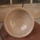 Glazed stoneware salad bowl