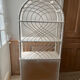 Rattan bookshelf shelf