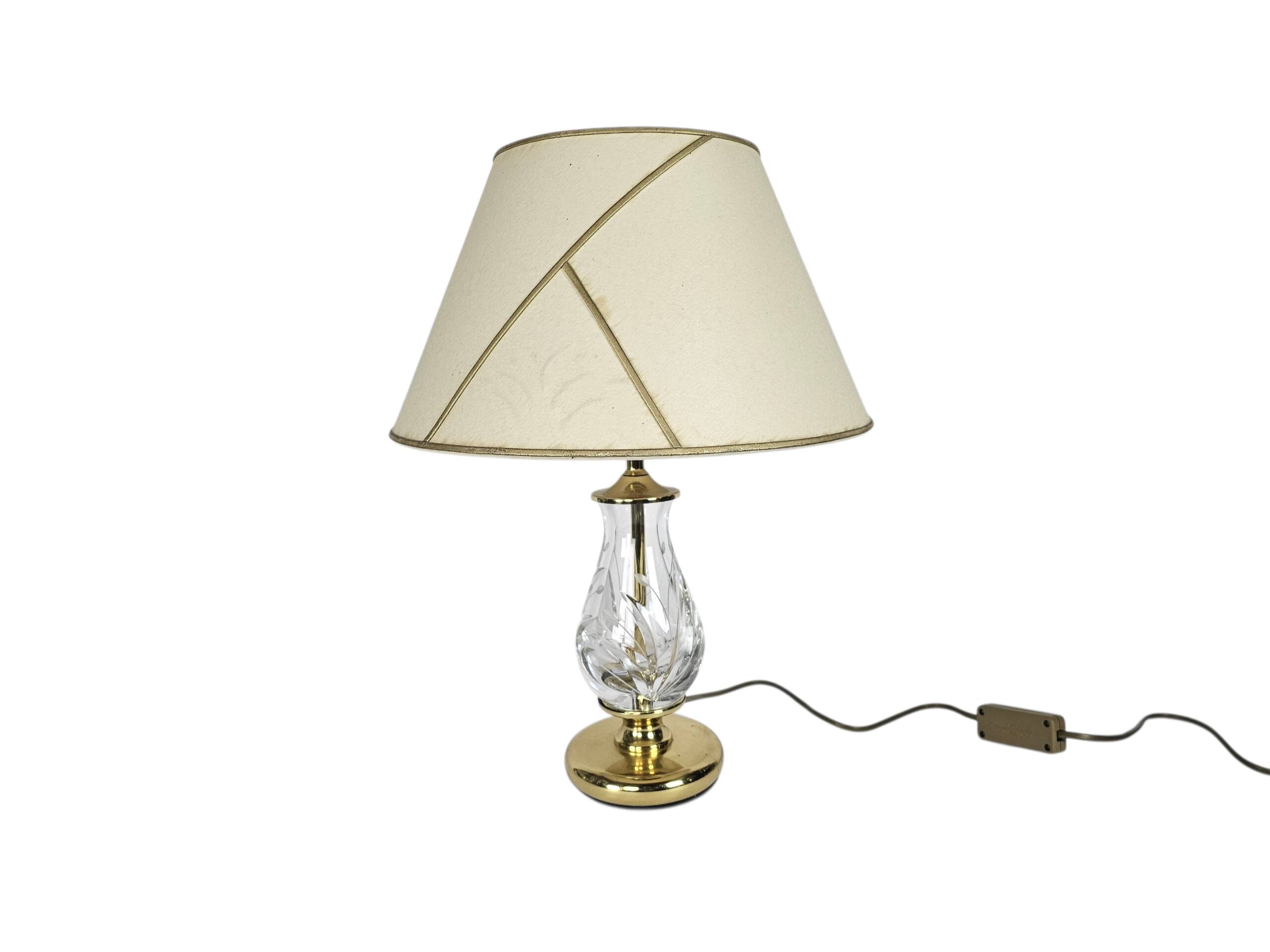 Nachtmann Leuchten design - Hollywood Regency style - crystal - table lamp