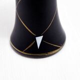 Vintage vase with geometric decorations 1970