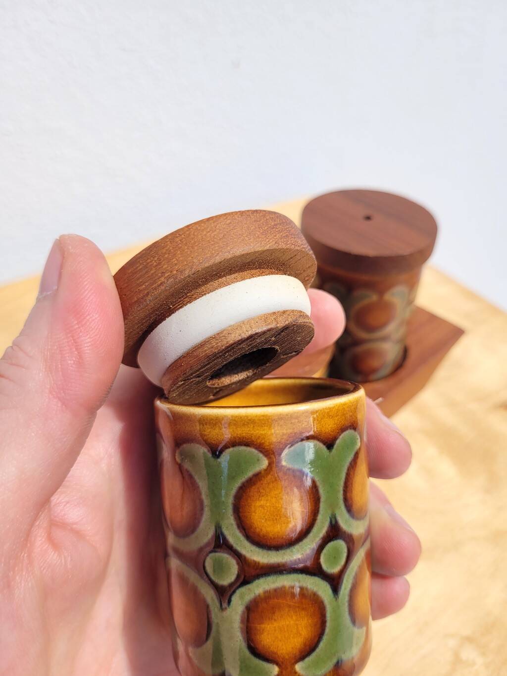 Service à condiment vintage Hornsea Bronte GB