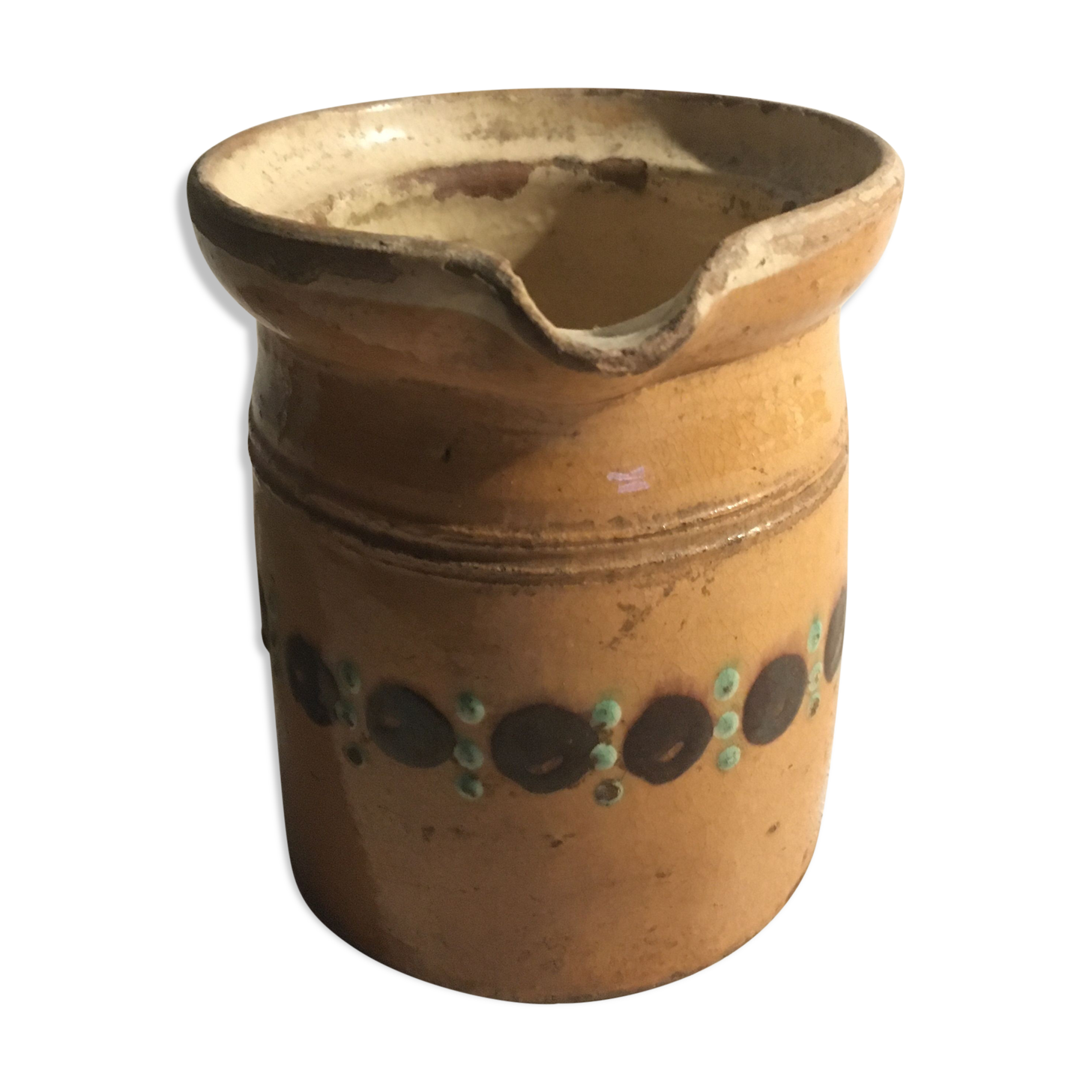 Old pitcher in varnished sandstone 1/2 liter