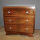 Commode Art Déco en noyer vers 1930