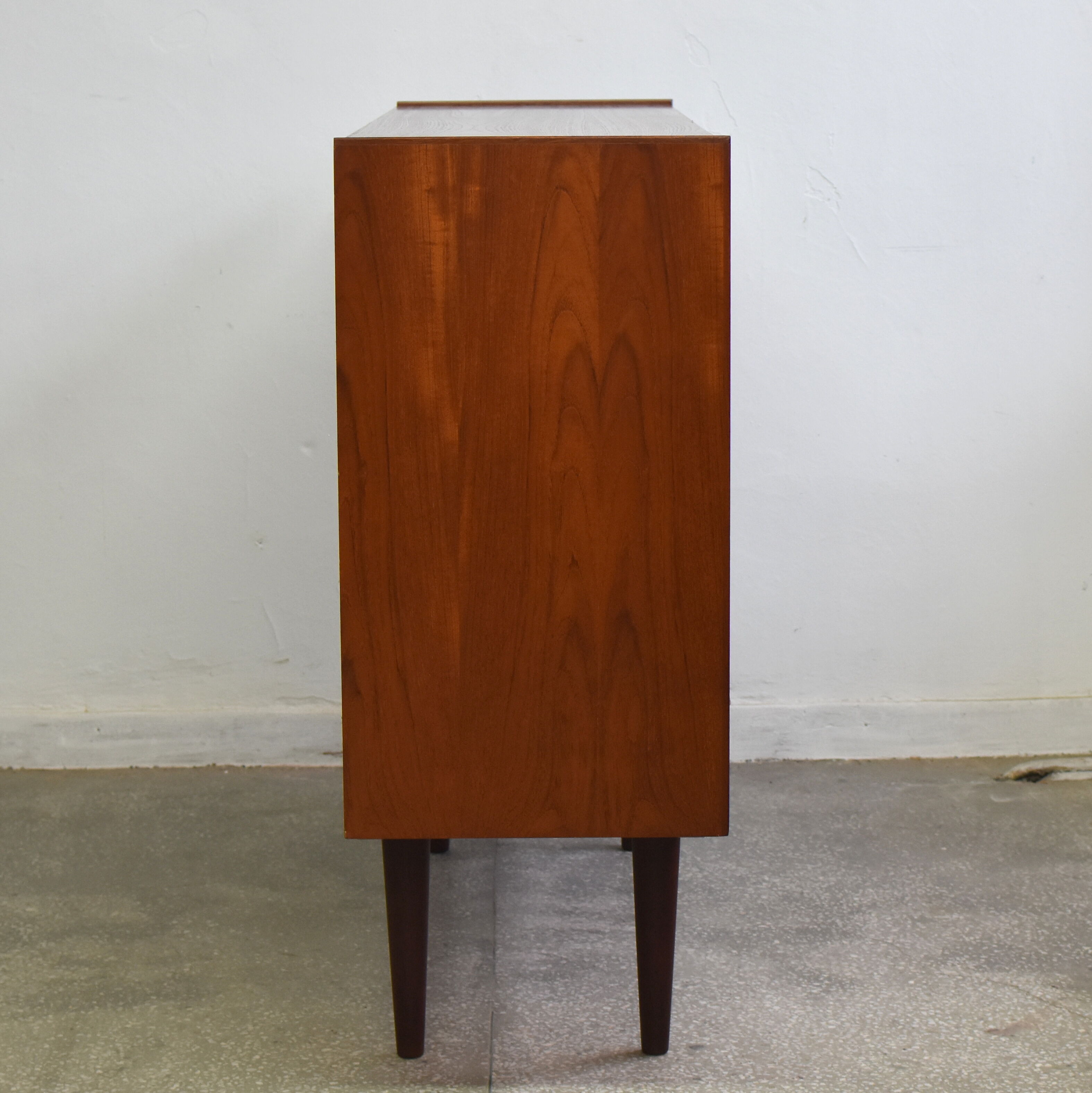 Scandinavian teak highboard, 1960