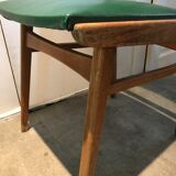 Set of 2 chairs with compass legs