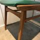 Set of 2 chairs with compass legs