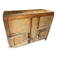 Old wooden refrigerator
