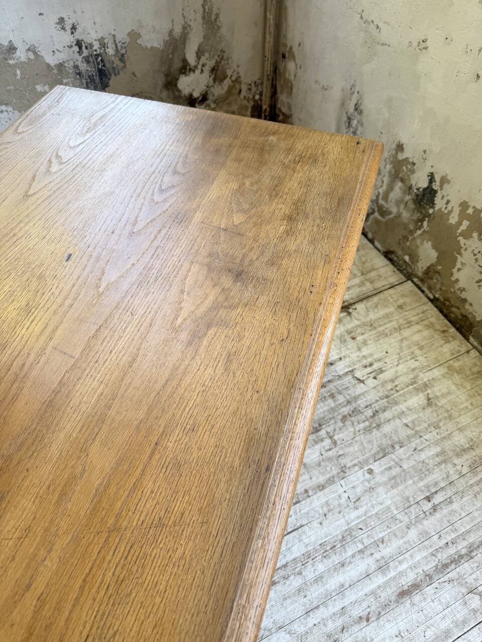 1950s oak office counter