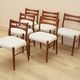Set of six teak chairs, Danish design, 1960s, made in Denmark