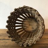 Vintage rattan pot cover