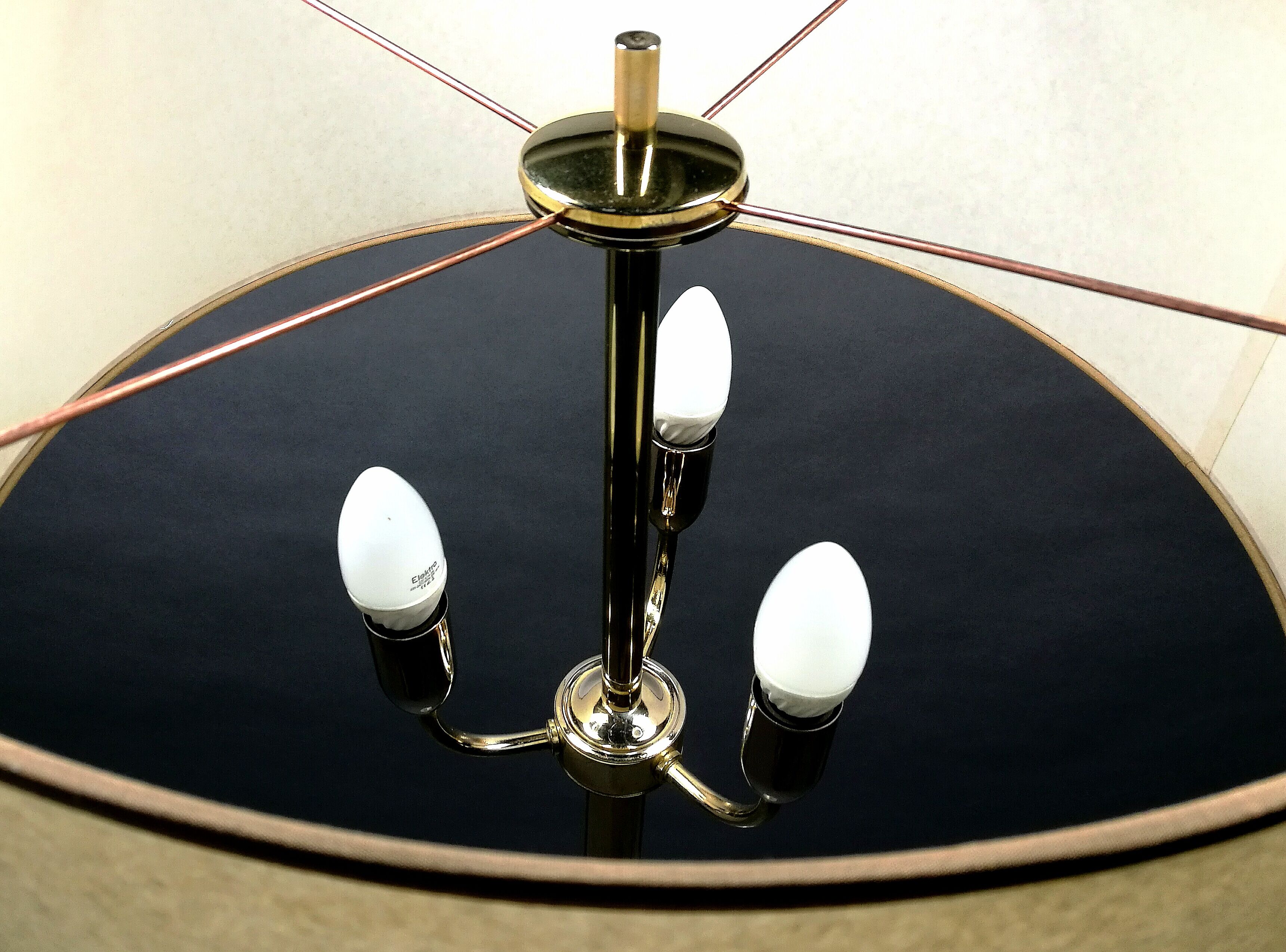 Floor lamp 70/80 gold and marble