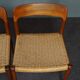 Set of 6 chairs and dining table Niels Otto Møller
