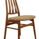 Set van 4 teck deense Vamdrup eetkamerstoelen 'Rudbol'