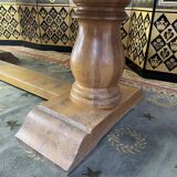 Solid oak monastery farm table
