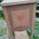 Antique Louis XVI style marquetry bedside table
