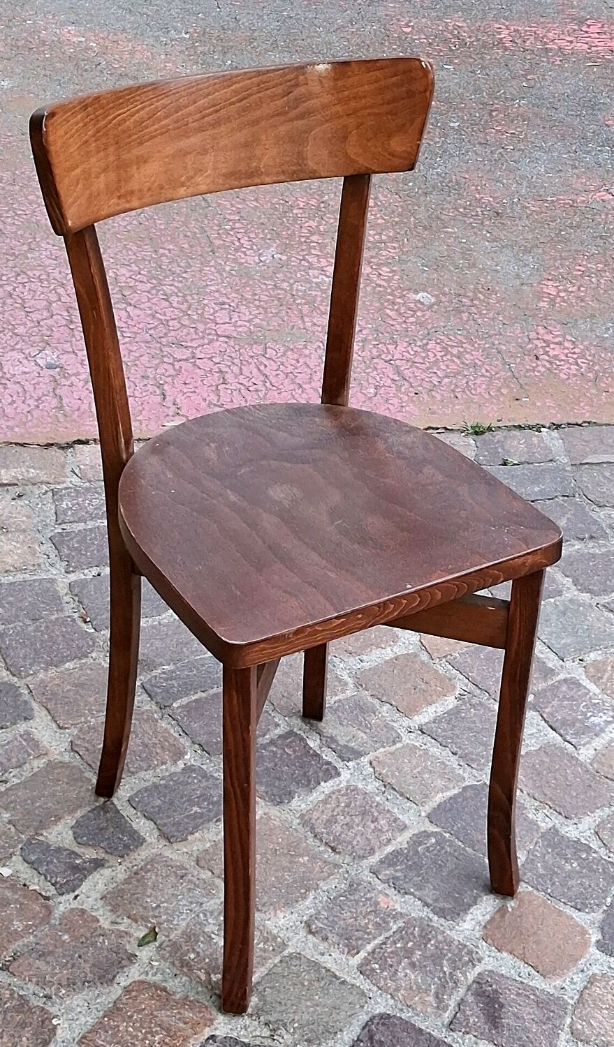 Brown beech bistro bar restaurant chair