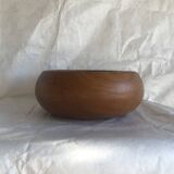 Scandinavian salad bowl in vintage teak