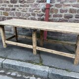 Huge vintage workshop workbench table 245cm