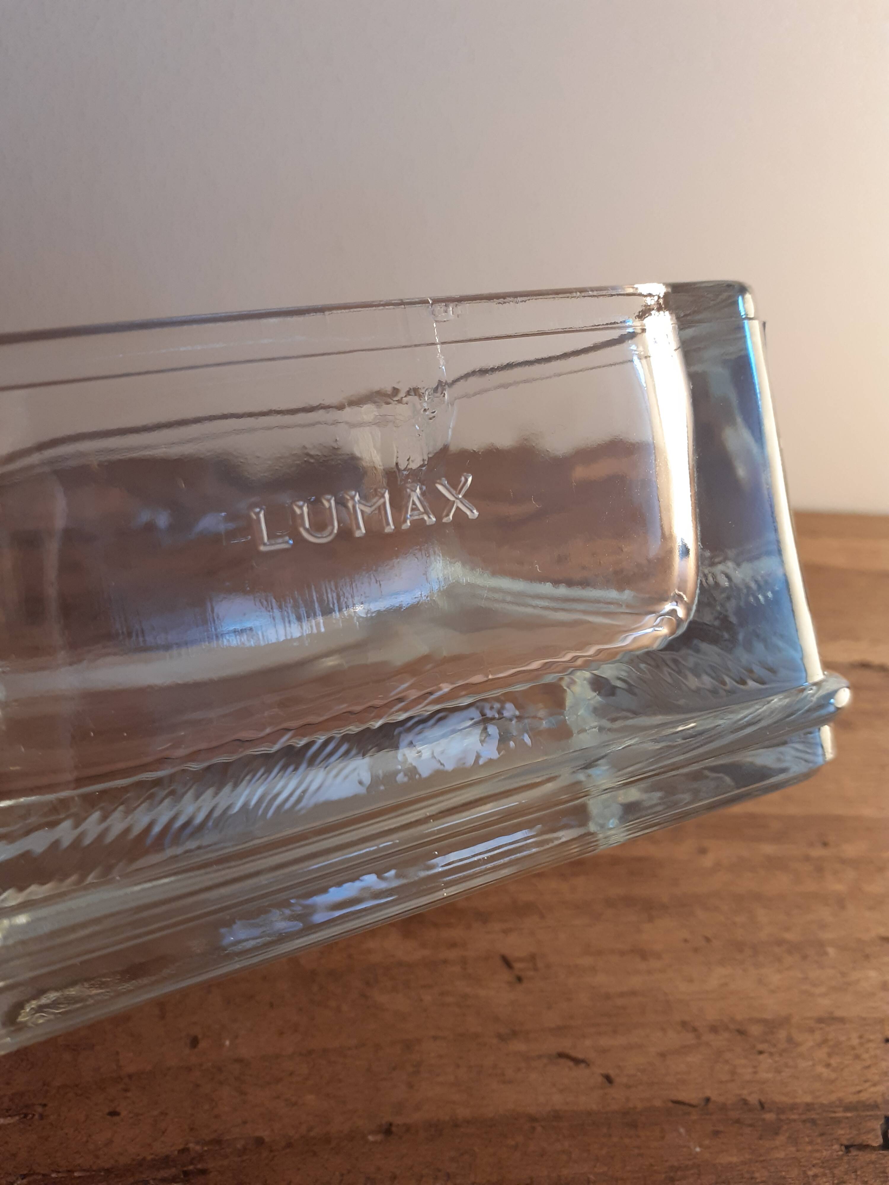 Vintage pressed glass Lumax