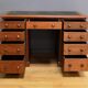 Victorian Mahogany Pedestal Desk, England – Late 19th Century