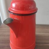 Vintage red coffee maker
