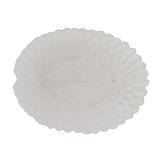 Large hollow dish in arcopal rosé glass Arcoroc