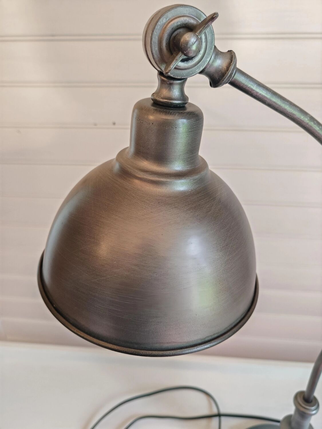 Industrial style desk lamp
