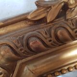 Former mirror gilded with pediment - 153 x 101 - Style Napoleon III