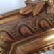 Former mirror gilded with pediment - 153 x 101 - Style Napoleon III
