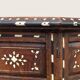 Hoshiarpur octagonal side table, rosewood, mother-of-pearl and bone, 1880