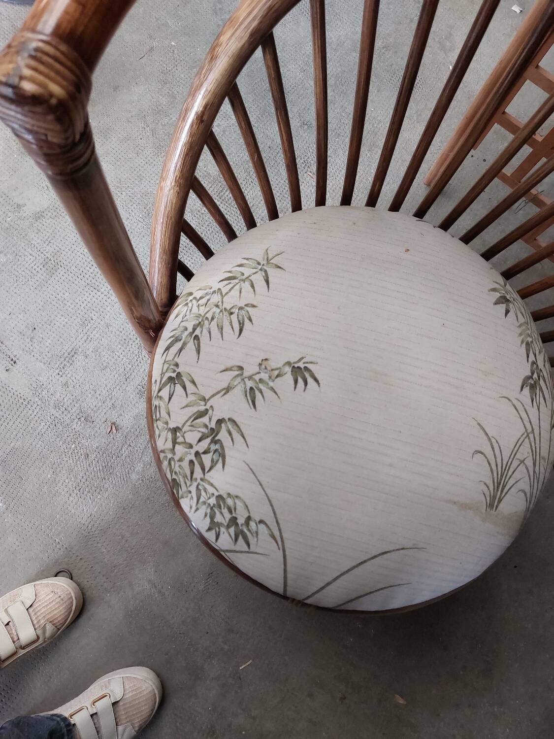 Vintage rattan garden furniture