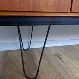 Scandinavian sideboard Fristho teak and metal