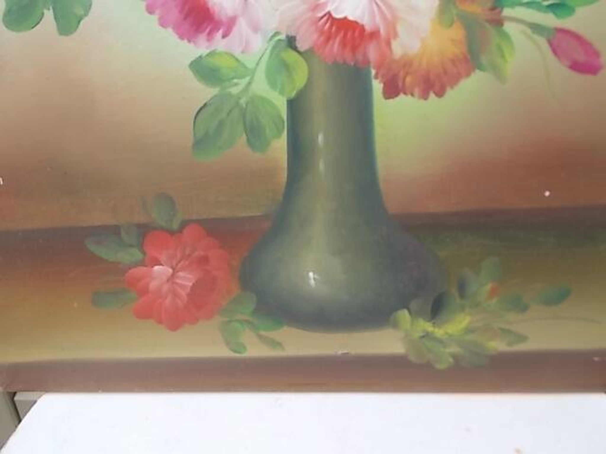 Grand tableau bouquet de fleurs  91,5 x 60,5