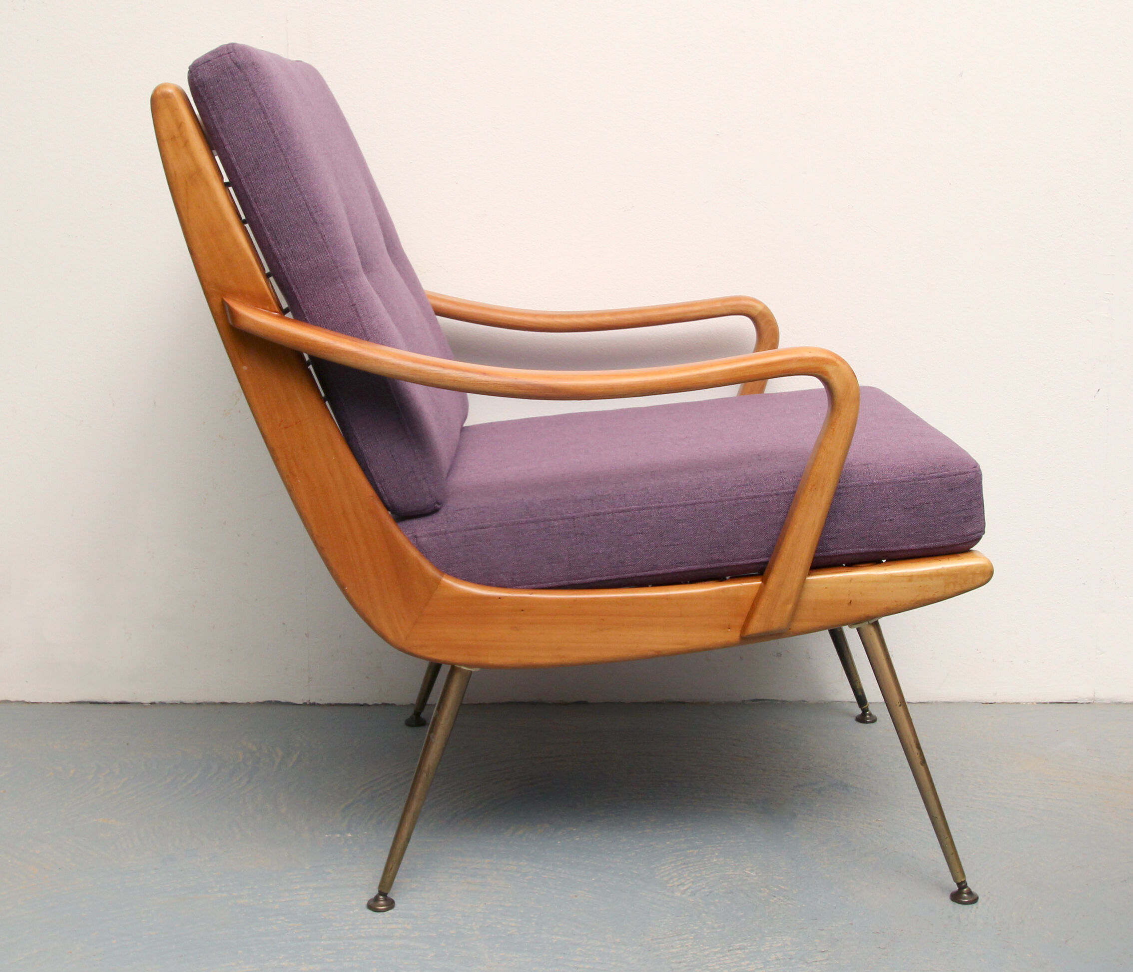 Fauteuil violet 1950