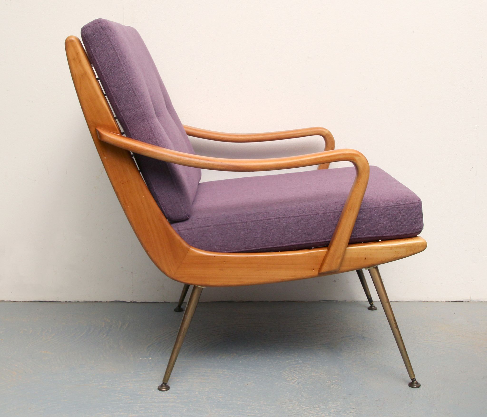 Fauteuil violet 1950