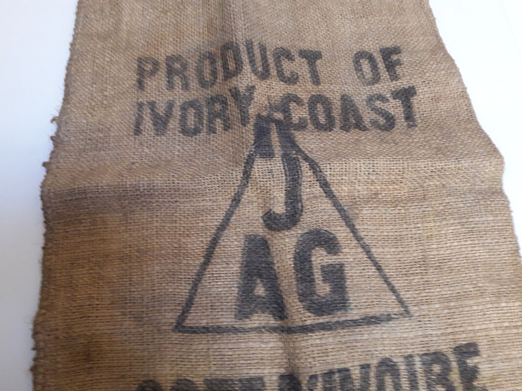 Bag 95x57cm coffee Ivory Coast jute