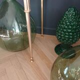 Brass and glass tables