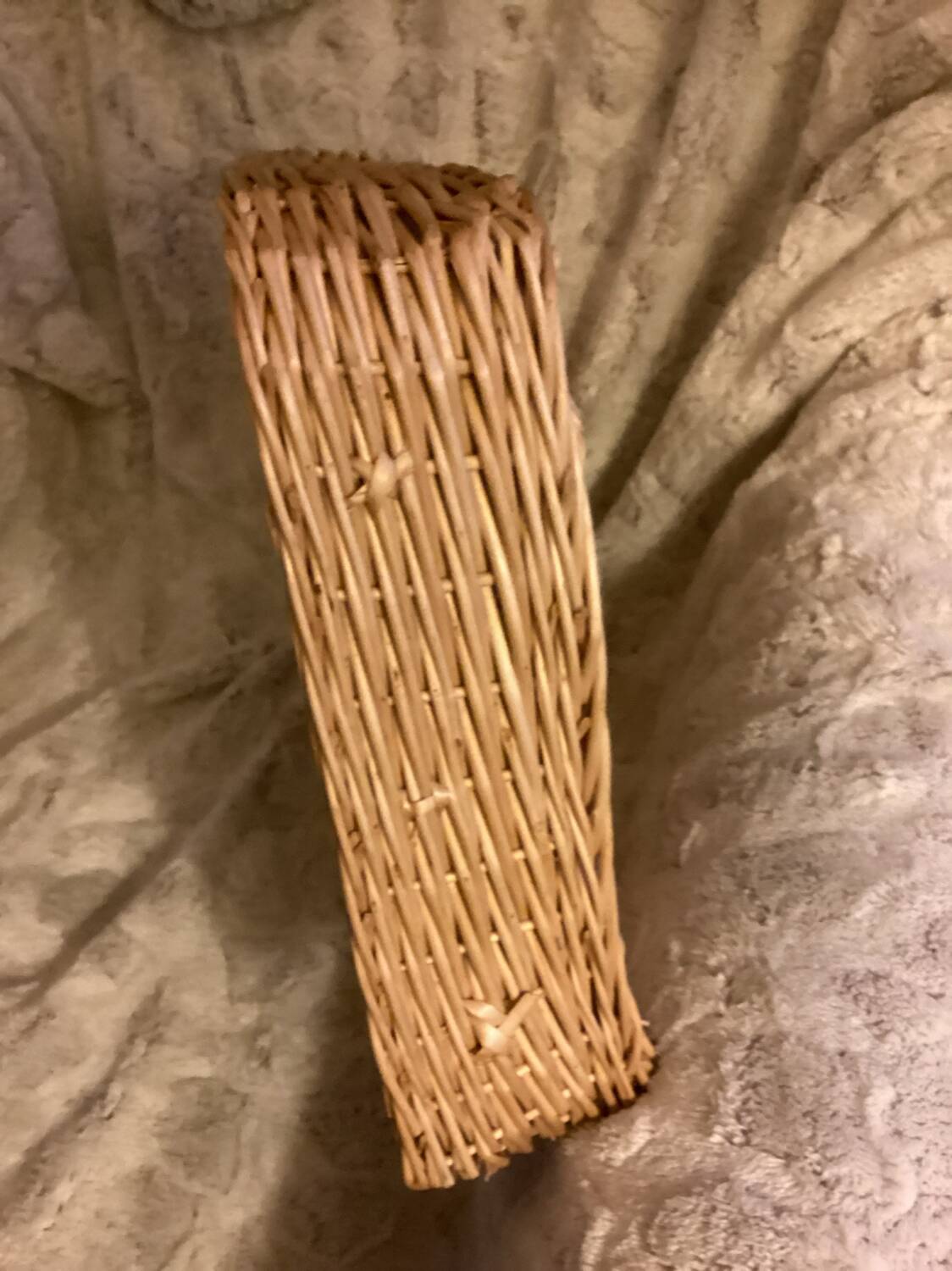 Rattan basket for cutlery