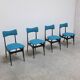 Set of 4 'S3' dining chairs by Alfred Hendrickx for Belform, 1950s