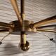 Large vintage Arlus chandelier - 5 arms - 1950s design
